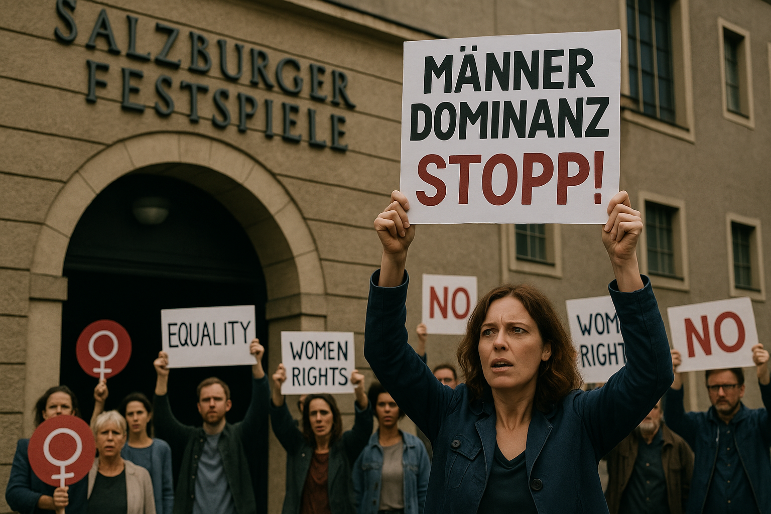 Titelbild zu „Skandal um Salzburger Festspiele: Männerdominanz sorgt für Aufruhr!“
