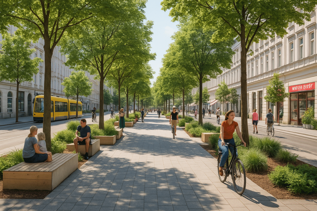 Wiens Neuer Klimaboulevard: Thaliastraße wird zur grünen Oase