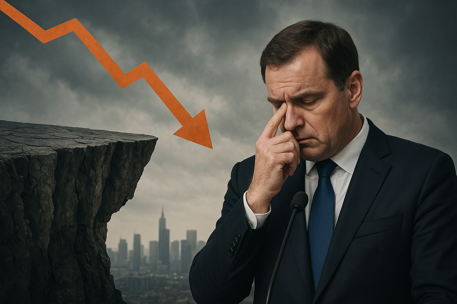 Titelbild zu „Wirtschaft am Abgrund: Regierung in der Kritik!“