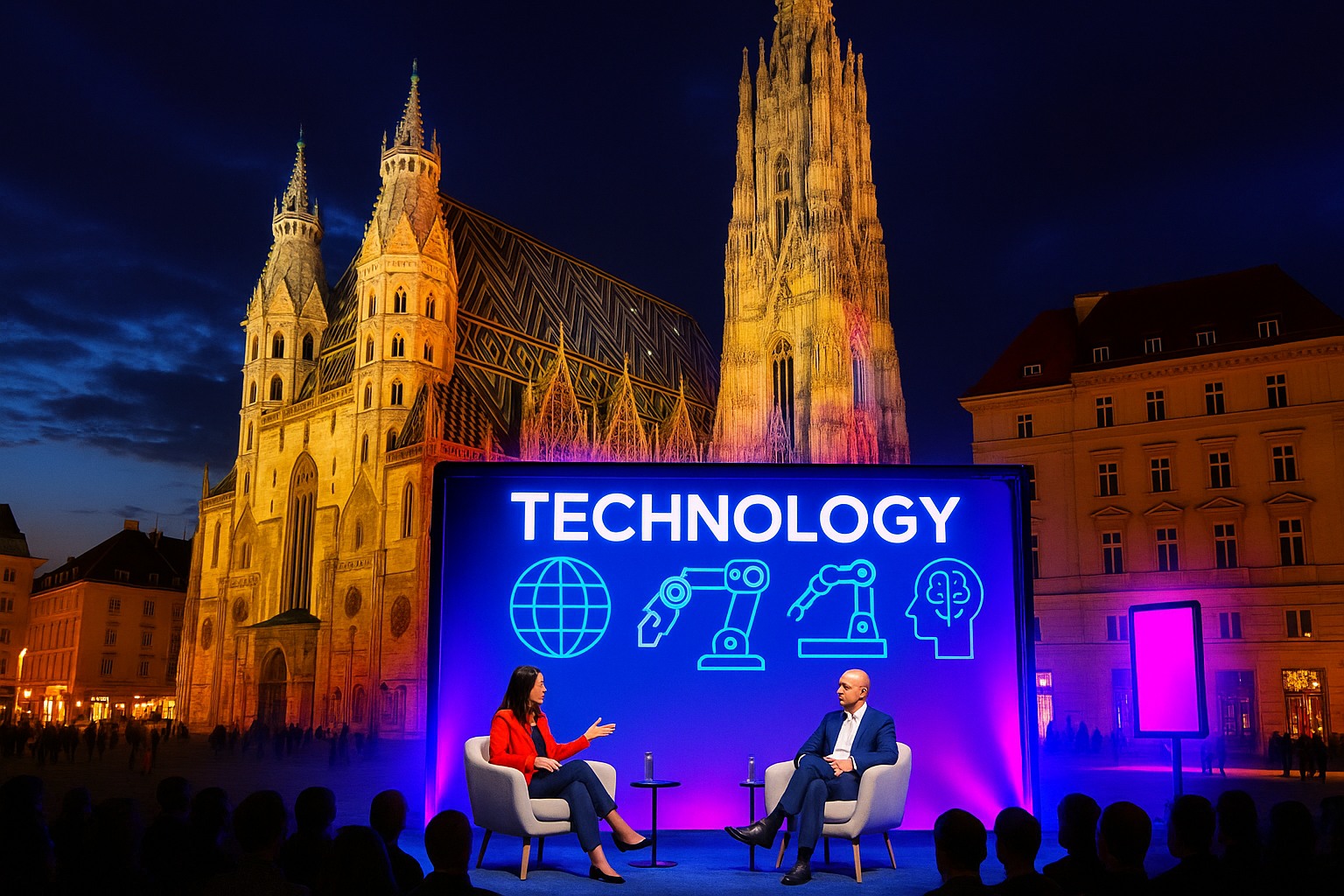 Titelbild zu „Technologie-Spektakel in Wien: Können diese Talks Österreich retten?“